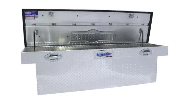 79011020 – BETTER BUILT Tool Box, Crossover Deep Single Lid Diamond Tread Bright Aluminum 20 Inch Length x 69-7/8 Inc...
